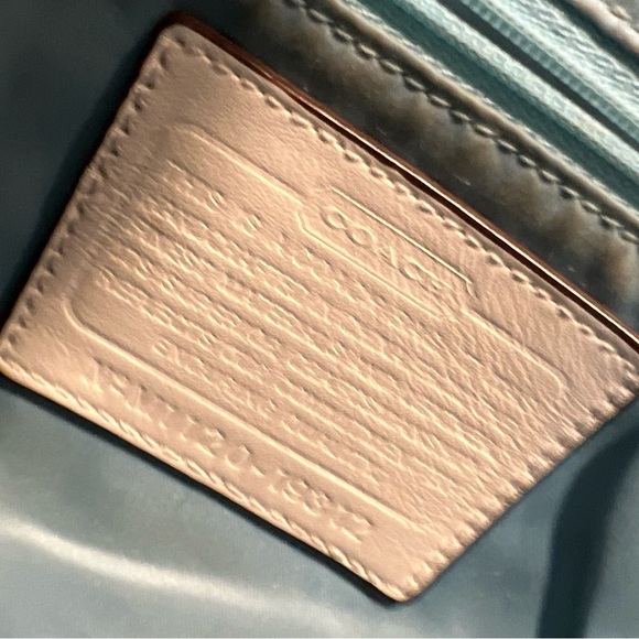 Coach Kristin Woven Leather Round Hobo Satchel - Picture 5 of 14